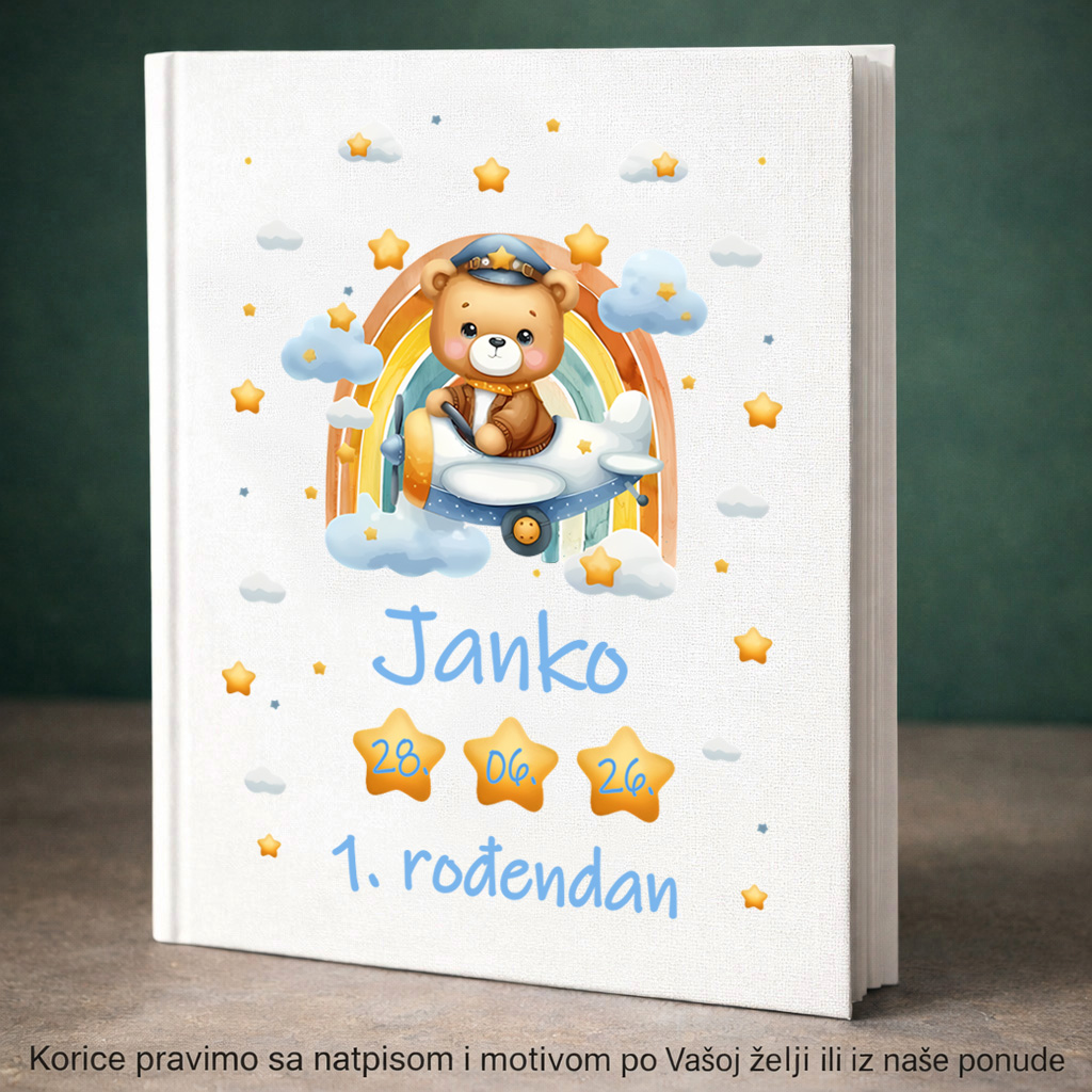 Personalizovani foto album kao poklon za rođendan, krštenje i posebne prilike