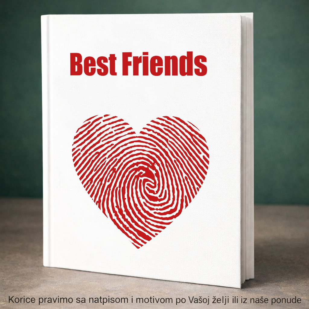 personalizovani album best friends, najbolji prijatelji
