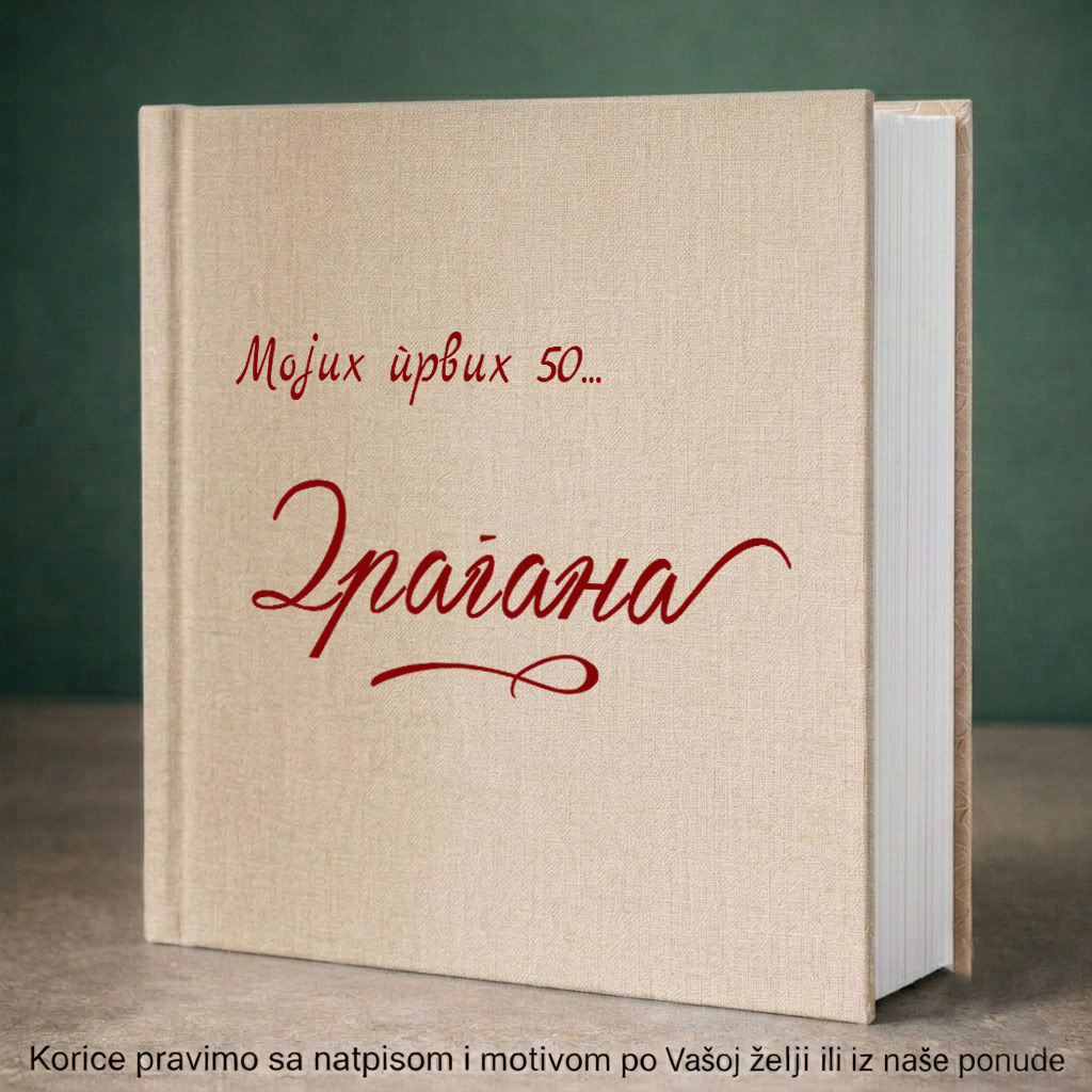 Personalizovani foto album sa fotografijama po narudžbini Foto Bata Pančevo