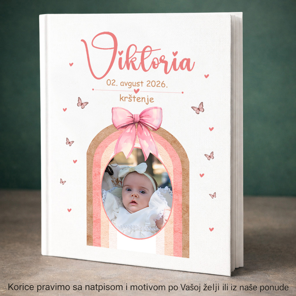 Personalizovani foto album kao poklon za rođendan, krštenje i posebne prilike