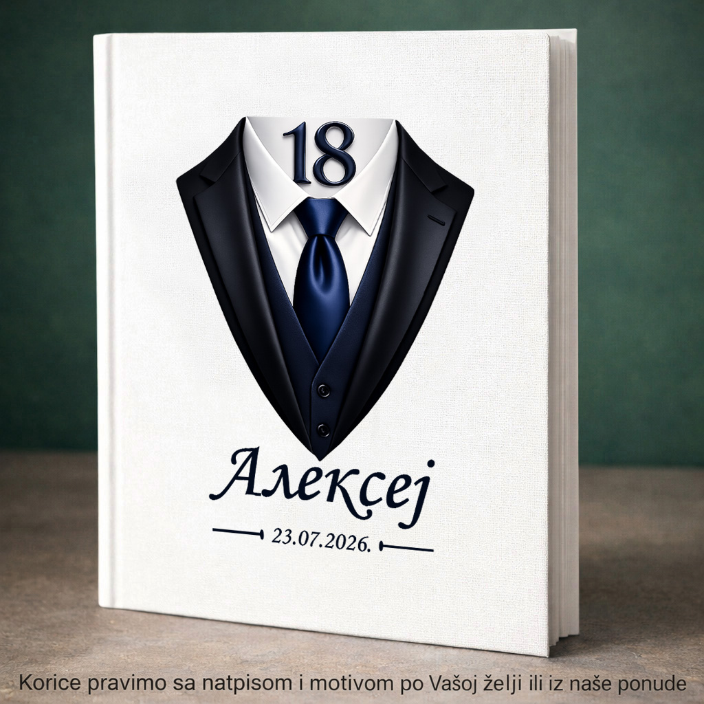 Unikatni personalizovani foto album za proslavu punoletstvo