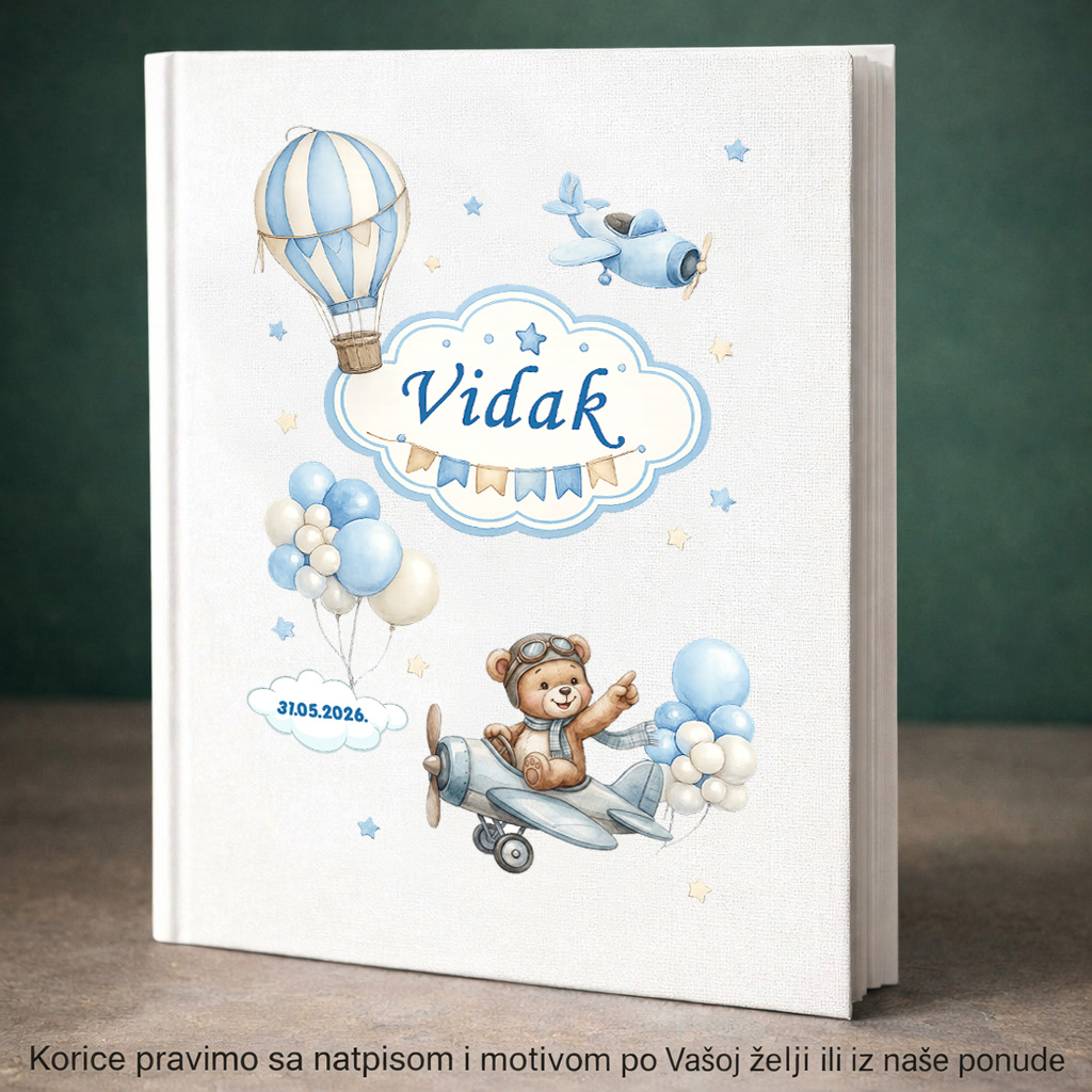 Personalizovani foto album kao poklon za rođendan, krštenje i posebne prilike